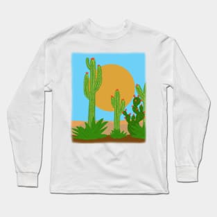 desert scene Long Sleeve T-Shirt